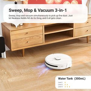 Automatic Mini Cordless Robotic <b>Vacuum</b> Cleaner App-Controlled Dirt Disposal <b>Wet</b>/<b>Dry</b> Mopping for Carpet Floors Robot <b>Vacuum</b> Clean - Product Image 3
