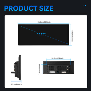 Podofo 10.25'' Car Radio Android/NTG5.0 Dual <b>System</b> <b>Wireless</b> Carplay Android Auto 8 Core 6+128G for Benz W205/GLC 2016-2018 - Product Image 4