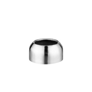 Stainless Steel Ball Flange Seat 11 Mm Bolt Hole Polished For Clothes Hangers Towel Racks Round Tubes - Product Image 4