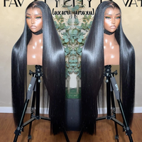 Perruque Lace Front HD 13x6 en Cheveux Naturels Vietnamiens Bruts, Cuticules Alignées, Sans Colle, pour Femmes Noires