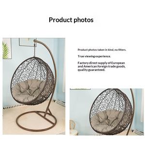 Fauteuil suspendu en rotin style tendance YT, balançoires de patio pour balcon, maison, loisirs en plein air, fauteuil œuf, fabrication directe d'usine - Product Image 3