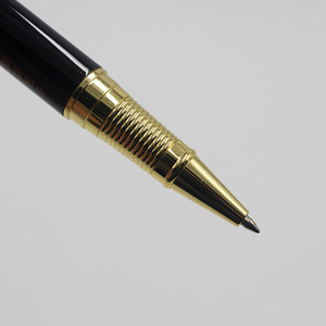 Stylos à bille dorés à encre noire en acier inoxydable, stylos uniformes pour cadeaux pour hommes d'affaires, agent de bord - Product Image 5