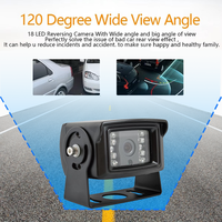 Caméra de recul AHD 720P avec vision nocturne et conception étanche grand angle pour montage avant ou arrière sur véhicules