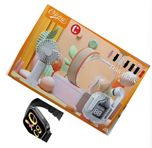 D96 Plus Montre connectée intelligente avec écouteurs et ventilateur portable - Product Image 1