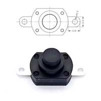 Interrupteur à bouton-poussoir marche-arrêt à borne à souder 250V 10A 2 broches pour lampe de poche torche ENEC catégorie de produit interrupteurs à bouton-poussoir