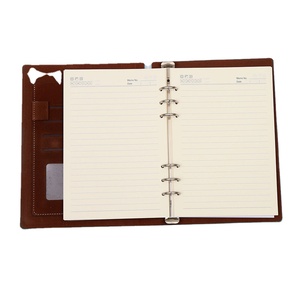 Quality Guaranteed Custom A5 B5 A4 <strong>Notebook</strong> 80 Sheets Planning <strong>Diaries</strong> with Free Arrival Choice of Leather or Fabric Cover - Product Image 2