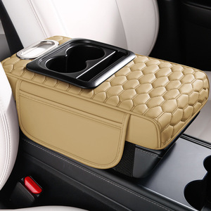 Coussin d'Accoudoir de <span class=keywords><strong>Voiture</strong></span> En Gros sur Console Centrale avec Sac de Rangement, Repose-Main en Cuir, Support et Boîte à Mouchoirs - Product Image 3