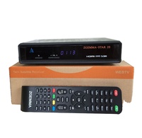 Super original al por mayor IPTV caja zgemma-star 2 s FTA receptor de satélite digital con DVB-S2 + S2 PVR Doble Sintonizadores