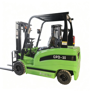 Elevador de horquilla eléctrico de alta calidad, 1,5 toneladas, 2,5 toneladas, 3 toneladas, 4000 libras, 5000 libras, batería, elevador de contenedores de almacén, carretilla elevadora eléctrica - Product Image 1