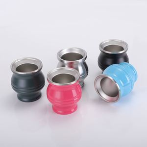 Vaso Mate de 8oz con Logotipo Personalizado al por Mayor, Taza de Acero Inoxidable de Doble Pared, Aislamiento al Vacío, Ecológico, con Pajita, Estilo Minimalista - Product Image 1