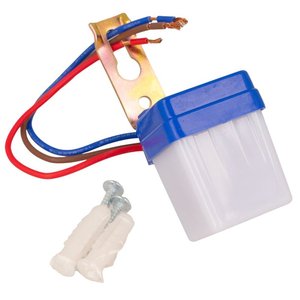 Capteur crépusculaire 220V 6A IP44, cellule photoélectrique, matériel et accessoires pour l'intérieur et l'extérieur, pour le contrôle de l'éclairage - Product Image 3