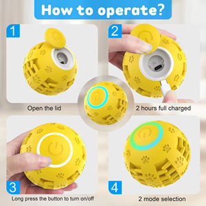 Nuevo Juguete Eléctrico para Mascotas, Pelota Rodante Automática para Perros, Dispensador de Comida, Pelotas Rebotantes para Perros, Juguete Interactivo para Perros - Product Image 3