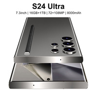 Nuevo Teléfono Inteligente S24 Ultra 5G Original, 16GB 1TB, Cámara Trasera de 108MP, Resolución de Pantalla HD, Teléfono Móvil Android en Español