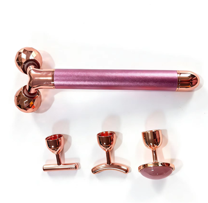 Outils de beauté pour le soin du visage par drainage lymphatique, masseur facial vibrant 4 en 1 - Product Image 1