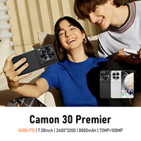 Smartphone de jeu Android 14 Camon30 Premier 2025 4G 5G, téléphone mobile avec processeur Deca Core, 16+1 To de stockage, alternative économique au Camon 30 Pro
