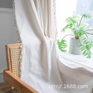 American Cross-Border pour <span class=keywords><strong>Amazon</strong></span> Fini Tic-Tac-Toe Semi-Shading Bay Window Rideau court pour chambre à coucher et cuisine Vente en gros - Product Image 4