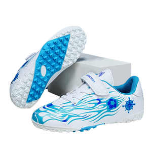 Chaussures de football pour enfants en gros à scratchs, chaussures de football d'entraînement pour enfants, crampons de football pour gazon pour garçons - Product Image 1