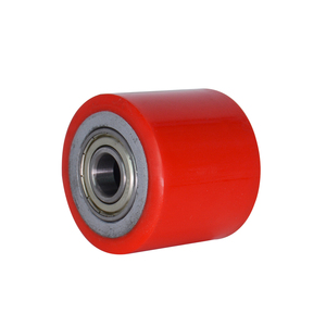 Ruedas Giratorias de 80 x 60 mm, Ruedas de Servicio Pesado para Montacargas, Ruedas Industriales de Hierro Fundido con Recubrimiento de PU para Manipulación de Materiales - Product Image 4