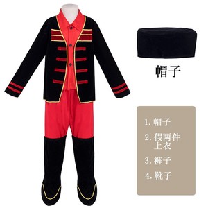 어린이 소녀 소년 러시아 전통 춤 원피스 러시아 전통 의상 어린이 날 파티 공연 의상 - Product Image 6