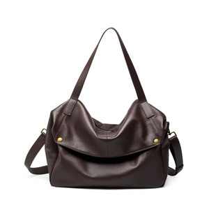 <span class=keywords><strong>Bolso</strong></span> Tote Grande de Cuero Genuino para <span class=keywords><strong>Mujer</strong></span>, <span class=keywords><strong>Bolso</strong></span> de Hombro Vintage de Piel de Vaca, <span class=keywords><strong>Bolso</strong></span> Hobo de Gran Capacidad, Apto para Revistas A4 y Portátil - Product Image 6