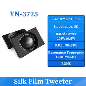 YUENENG YN3725-0810 Tweeter de haute qualité 1000Hz 8ohm10W <span class=keywords><strong>37</strong></span>*25*13mm Haut-parleur à film de soie avec des décibels élevés et des performances stables - Product Image 3