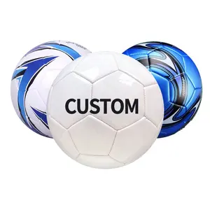 Bola de futebol personalizada, profissional premium máquina costurada bola de futebol tamanho 5 pu logotipo personalizado