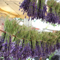 Bouquet de fleurs de lavande séchées personnalisées en gros - Décoration d'intérieur écologique et durable pour Noël, mariage, Saint-Valentin