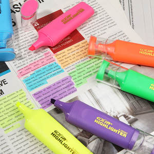 Juego de rotuladores Resaltadores a base de agua de secado rápido Gxin, pluma con logotipo personalizado de color, estilo clásico, de secado rápido - Product Image 6