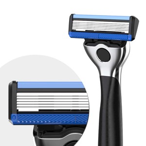 Maquinilla de afeitar de seis hojas, respetuoso con el medio ambiente, el mejor sistema de acero inoxidable, con revestimiento de diamante - Product Image 3