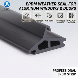 Bande d'étanchéité en EPDM haute élasticité à faible compression pour l'<span class=keywords><strong>installation</strong></span> <span class=keywords><strong>de</strong></span> portes et fenêtres en aluminium dans la construction - Product Image 1