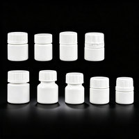 Bouteille vide en plastique PE de 30 ml à 500 ml avec bouchon à vis, conteneur pour capsules de vitamines, emballage pour médicaments