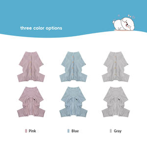 2025 Nueva Boutique primavera/verano lindo rayas perro ropa ajustada cómoda suave mascota ropa de casa Para Perros Sin estampado - Product Image 6