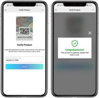 Étiquettes en matériau PET anti-contrefaçon, autocollants holographiques argentés avec numéros de série uniques, codes QR, sceaux de sécurité