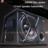 Vente Directe Usine Modèle Populaire Subwoofer Automobile 12V Actif 12 Pouces pour Voiture