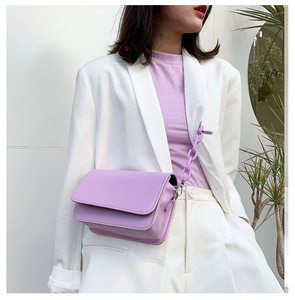 New Mini Crossbody <b>Bag</b> Single Strap Summer Fashion Ins Internet Celebrity PU Zip Chain <b>Small</b> Square Shoulder Dropshipping - Product Image 2