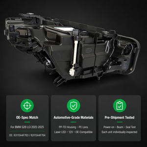 Para <span class=keywords><strong>BMW</strong></span> Serie 3 G20 G28 LCI, Conjunto de Faros Delanteros LED Completos, OE 63115A4F763 63115A4F764, Plug and Play, DRL en Forma de L, 330i - Product Image 3
