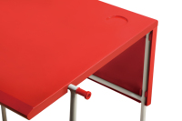 Table et chaise pliantes en plastique célèbres aux dimensions de chaise de lycée de Dubaï pour le bureau et la chaise d'école d'université