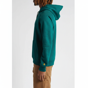 เสื้อมีฮู้ดผ้าคอตตอน100% สำหรับผู้ชายเสื้อฮู้ดแบบสวมหัวใส่สบายพิมพ์ลายโลโก้3D พัฟตามสั่ง - Product Image 1