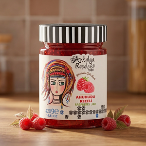 Confiture de Framboises Série Yoruk 50% Fruits 420g Qualité Premium - Product Image 1