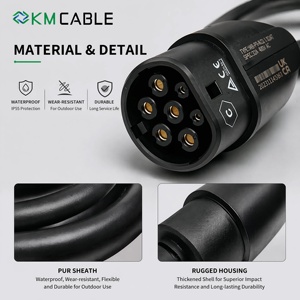 Nuovo Cavo di Ricarica EV Trifase 16A Tipo 2 11kW Modalità <span class=keywords><strong>3</strong></span> IP54/IP67 Disponibilità all'Ingrosso Certificato CE per Distributori - Product Image 3