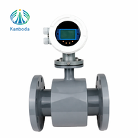 Medidor de Flujo Electromagnético de Alta Precisión (+/-0.2%) para Agua, Conexión de Brida de Acero Inoxidable, Soporte de Personalización OEM/ODM