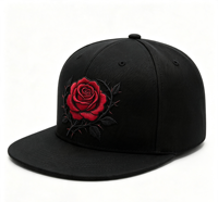 Gorra Snapback de 5 Paneles con Logotipo Bordado en 3D con Patrón Gótico Personalizado al por Mayor, Gorra Plana para Hombre y Mujer, Gorra de Béisbol Deportiva Informal para Exteriores