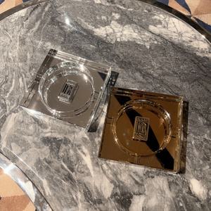 Cendrier carré en cristal luxueux de haute qualité pour fumer des cigarettes et des pipes, cadeau personnalisable pour la maison, l'hôtel et la restauration - Product Image 2