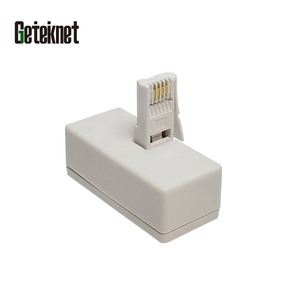 Conector Telefónico GETEKnet Tipo 6PP4C 1 a 2 Hembra, Color Blanco, Tipo UK, con LED, para <span class=keywords><strong>ADSL</strong></span> (EN STOCK) - Product Image 3