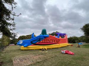 Tobogán de agua inflable de grado comercial de la mejor calidad <span class=keywords><strong>con</strong></span> piscina a la venta - Product Image 5