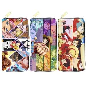 กระเป๋าสตางค์หนัง PU ลายลูฟี่ ขนาด 19.9*9 ซม. ลายอนิเมะจากญี่ปุ่น 6 แบบ กระเป๋าซิปพิมพ์ลาย <span class=keywords><strong>HD</strong></span> สำหรับนักเรียน ของขวัญ - Product Image 3