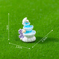 Fontaine miniature en résine en promotion, figurines pour jardin féerique, ornement de micro-paysage, décoration de bureau à domicile, accessoires de bricolage
