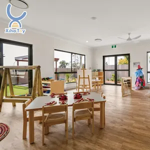 Avustralya tarzı ahşap mobilya setleri anaokulu ve anaokulu için özel kreş sınıf mobilyası çocuk bakımı merkezi çocuklar için