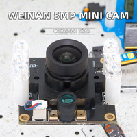 Modul Kamera Mini Weinan Electronics WN-OV5647-V2 5MP OV5647 MIPI CSI 175 Derajat FOV 15PIN Fokus Tetap Resolusi 1920X1080