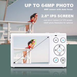 กล้องดิจิตอลมิเรอร์เลสหน้าจอใหญ่ 2.8 นิ้ว HD 4K พร้อมฟังก์ชั่นวิดีโอและเพลงราคาประหยัด DC40-5 ความละเอียด 64MP วิดีโอ 4K - Product Image 6
